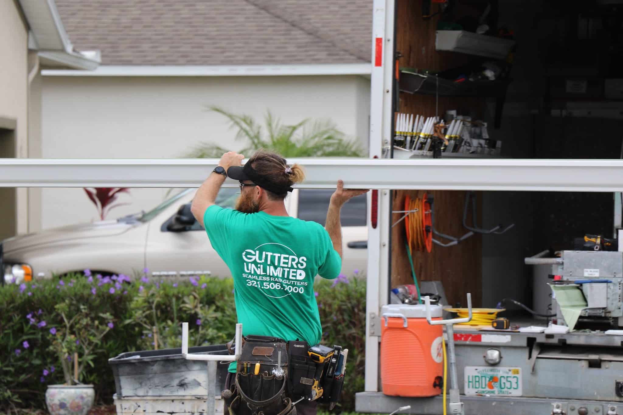 Palm Shores gutter installation
